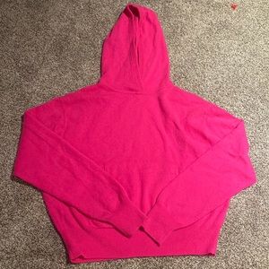 Something Navy cashmere hoodie